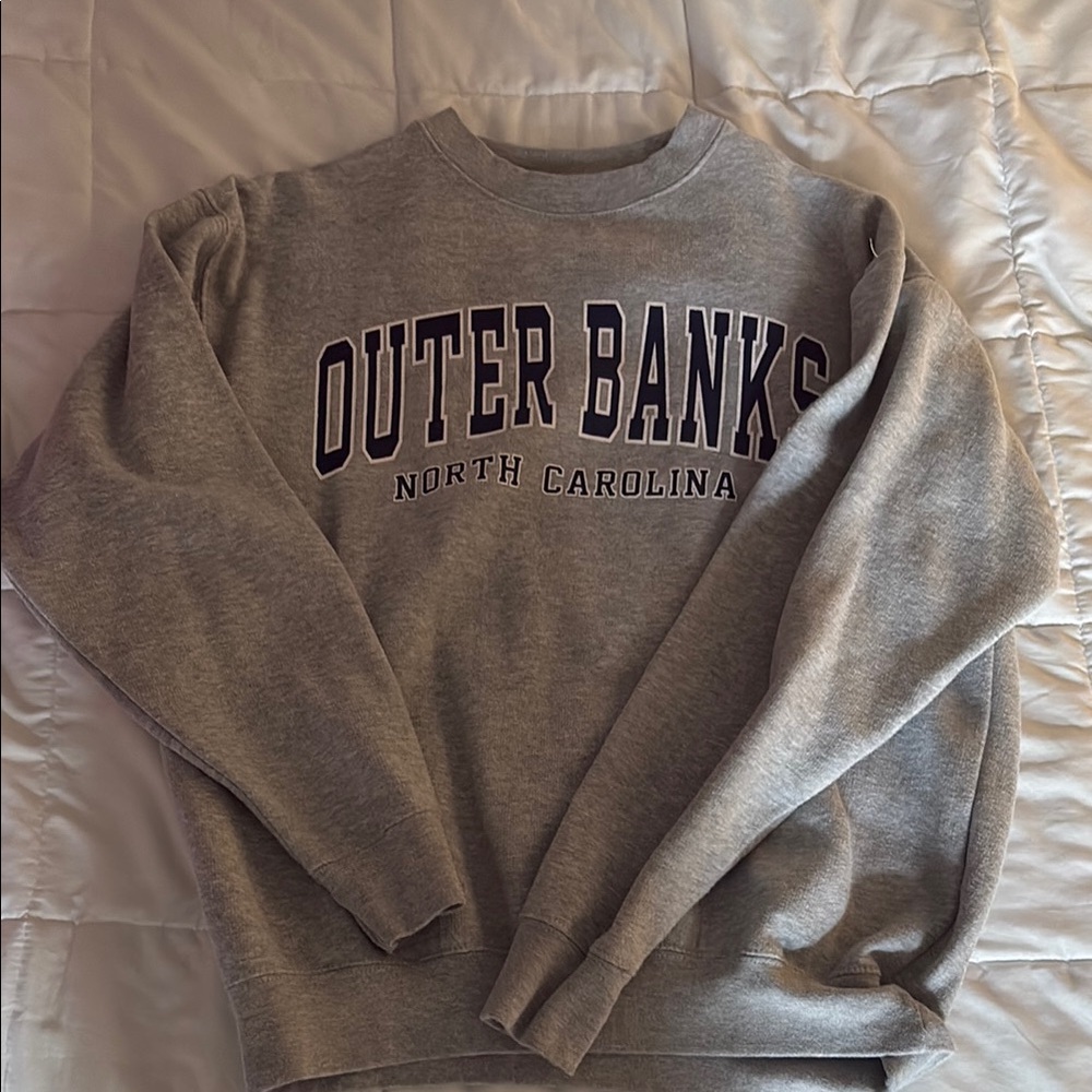 Grey Outer Banks Crewneck